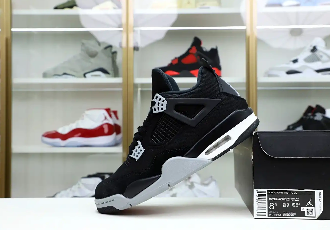 JORDAN 4 AIR CANVAS